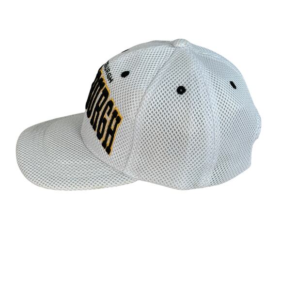 Pittsburgh City Hunter Hat Cap Spellout White Black Yellow Strapback Baseball - Picture 2 of 8